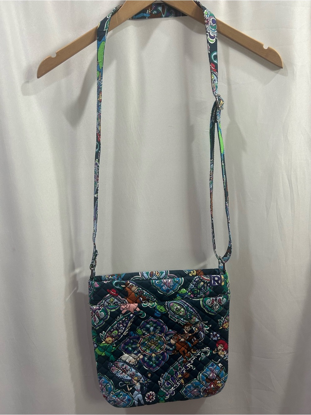 NWOT Vera Bradley Disney Pixar Toy Story Andy’s Room Triple Zip Crossbody